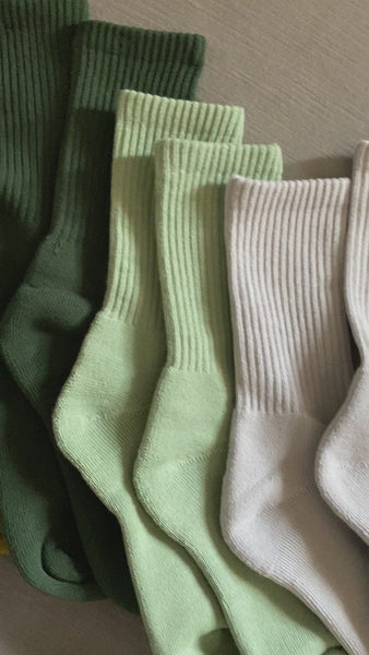 green crew socks