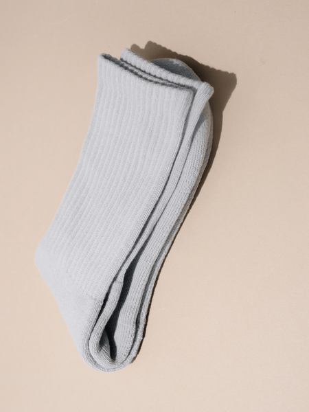 light grey crew socks for women