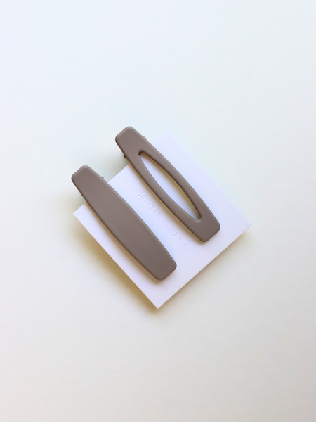 Lani Hair Clips - Mocha