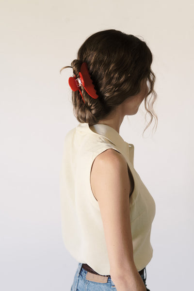Medium Hair Claw - Cherry