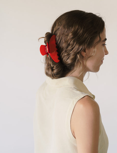 Medium Hair Claw - Cherry