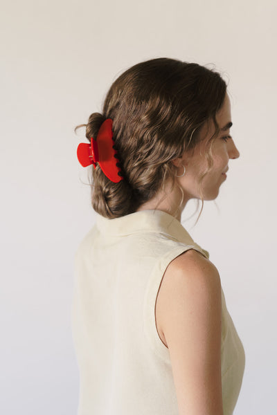 Medium Hair Claw - Cherry