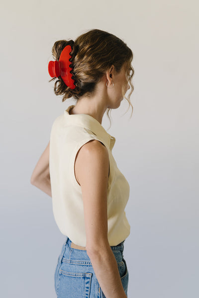 Extra Large Hair Claw - Cherry