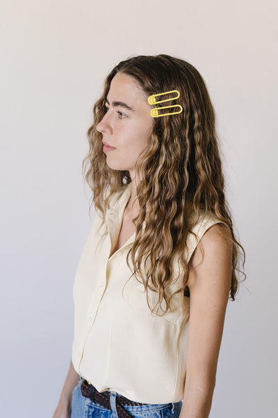 Rio Hair Clips - Heirloom Tomato