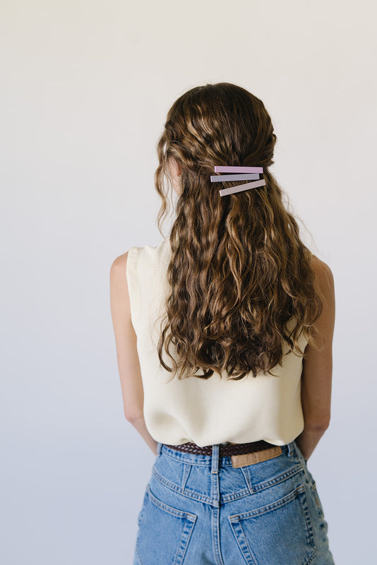Evie Hair Clips - Lilac