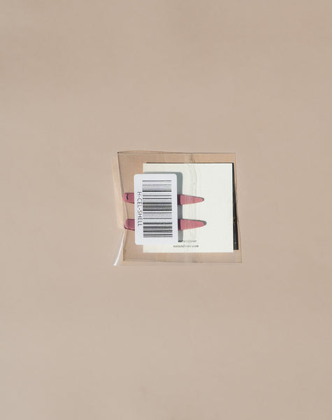 Celine Hair Clips - Seashell Pink