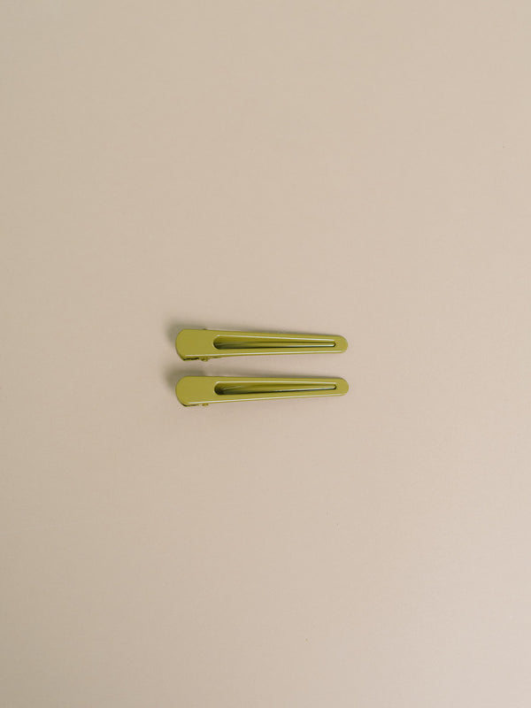 Triangle Clips - Olive