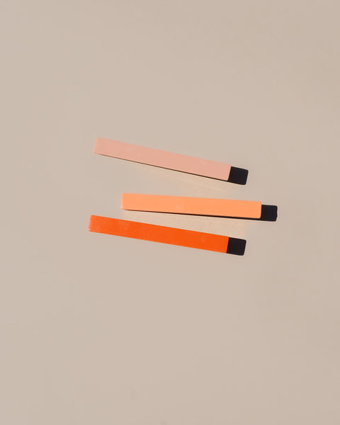 Evie Hair Clips - Mango