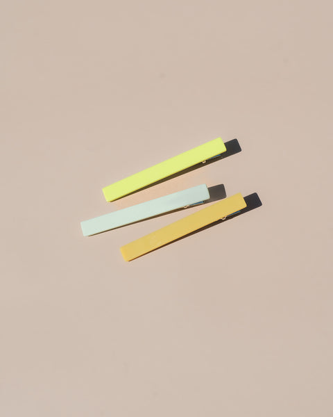 Evie Hair Clips - Zest