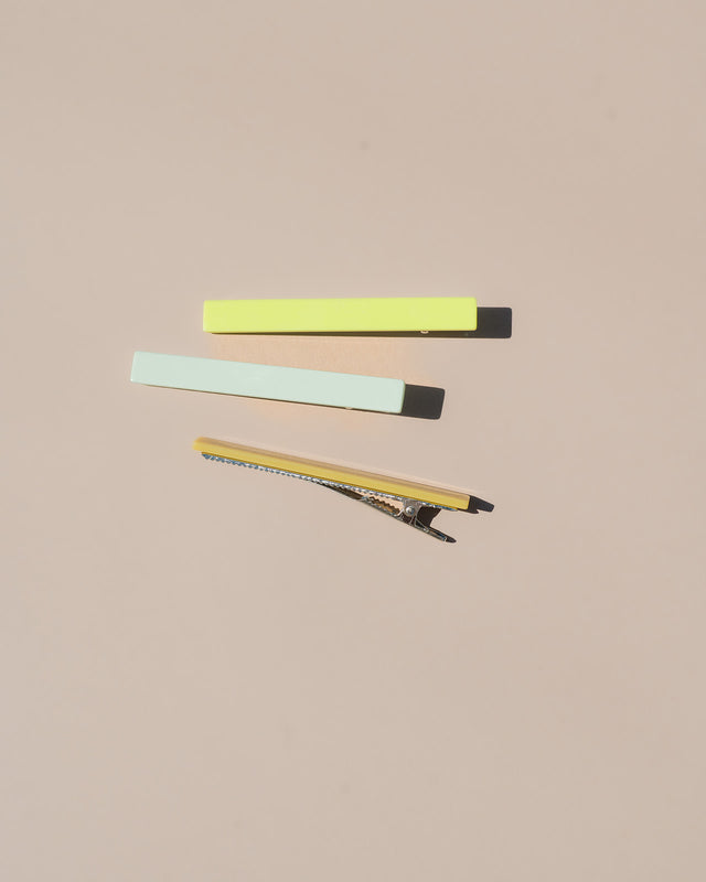 Evie Hair Clips - Zest