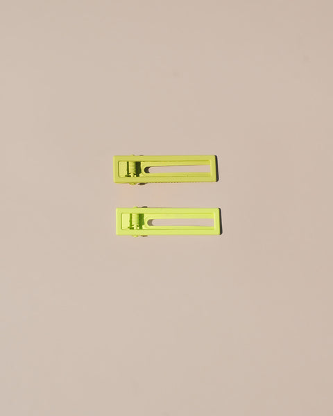 Lu Lu Hair Clips - Moss