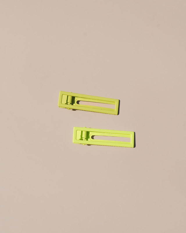 Lu Lu Hair Clips - Moss