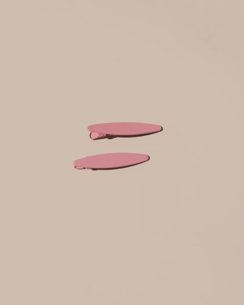 Celine Hair Clips - Seashell Pink