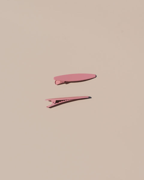 Celine Hair Clips - Seashell Pink