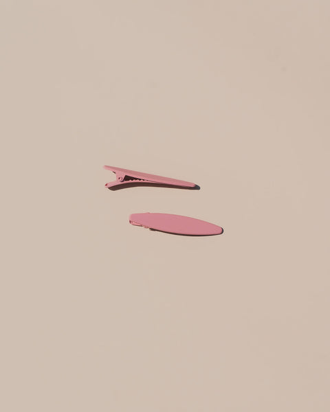 Celine Hair Clips - Seashell Pink