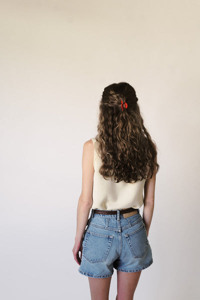 Small Hair Claw - Cherry