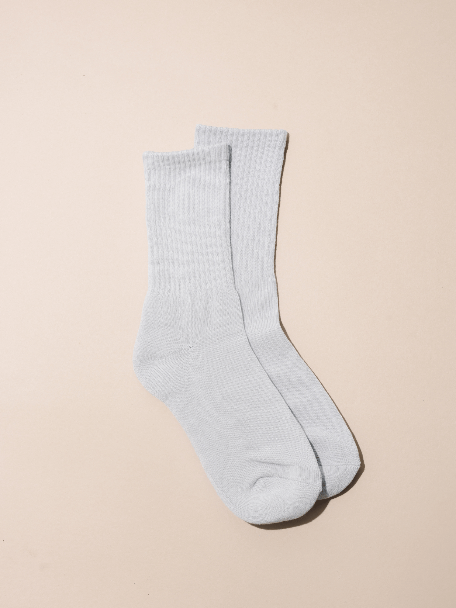 light grey crew socks