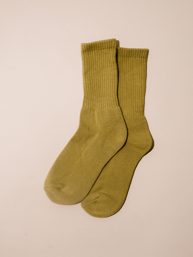 Crew Sock - Olive – NAT + NOOR