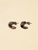 cellulose acetate hoop earrings