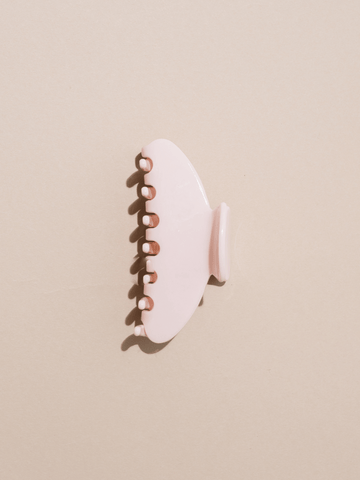 large light pink hair claw clip